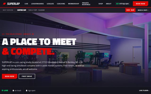 SUPERLAP landing page